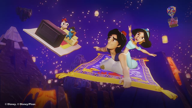 Aladdin et Jasmine, les nouveaux personnages de Disney Infinity 2.0