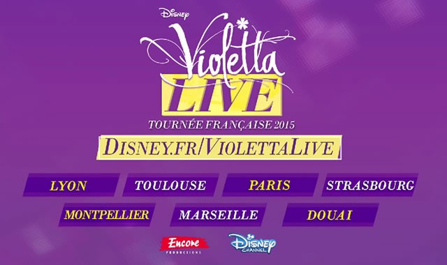 Les dates de la tournée Violetta Live 2015 dévoilées !