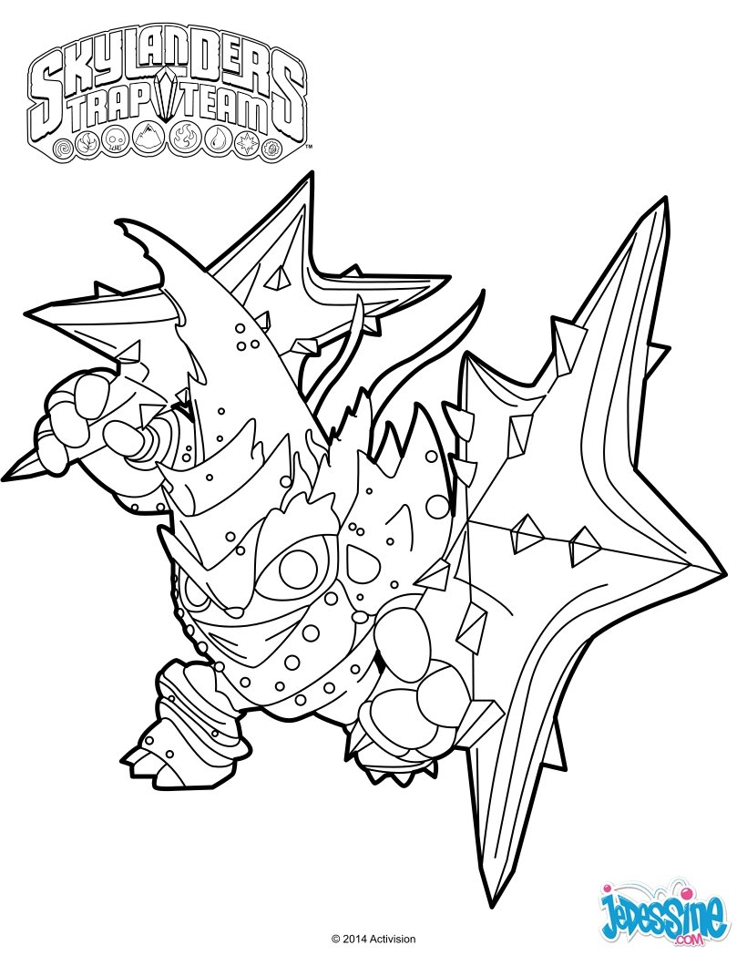 Coloriages lob star fr hellokids Coloriage Skylanders Lob Star