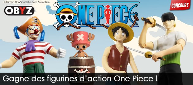 Gagne des Figurines d'action One Piece !