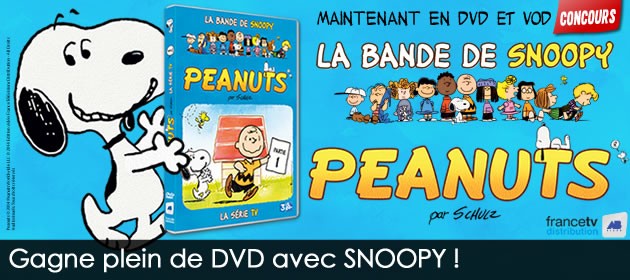 Gagne des DVD avec La bande de Snoopy !