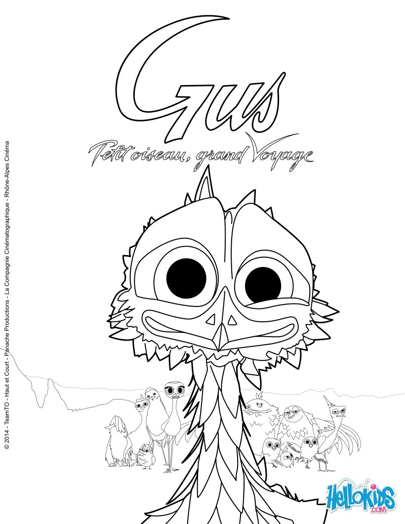 Coloriage de Gus