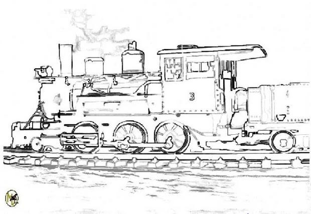 coloriages coloriage d une locomotive a vapeur fr hellokids com vieux mamie