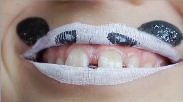 Fiche maquillage : Maquillage des lèvres: Le Panda