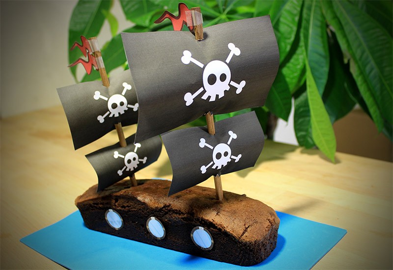 La gâteau pirate