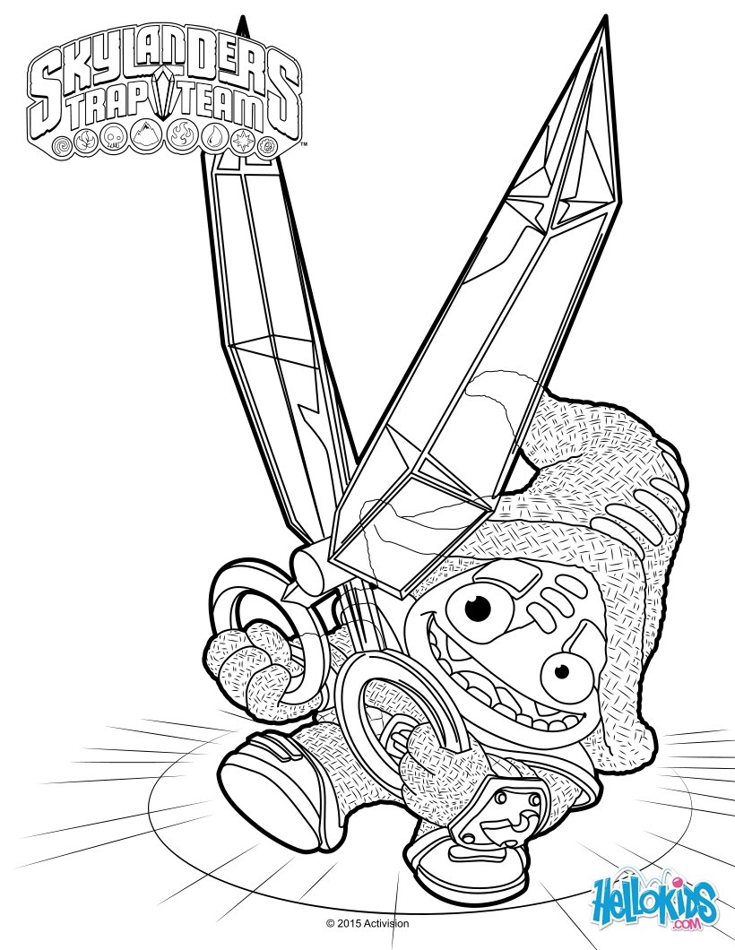 skylanders coloring pages trap team bat spin - photo #23