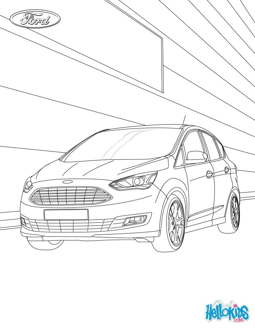 Coloriage Ford C Max