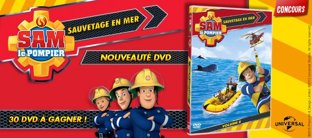 Des DVD de Sam le Pompier à gagner !