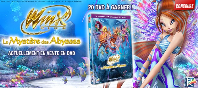 Des DVD des Winx - Le Mystère des Abysses à gagner !