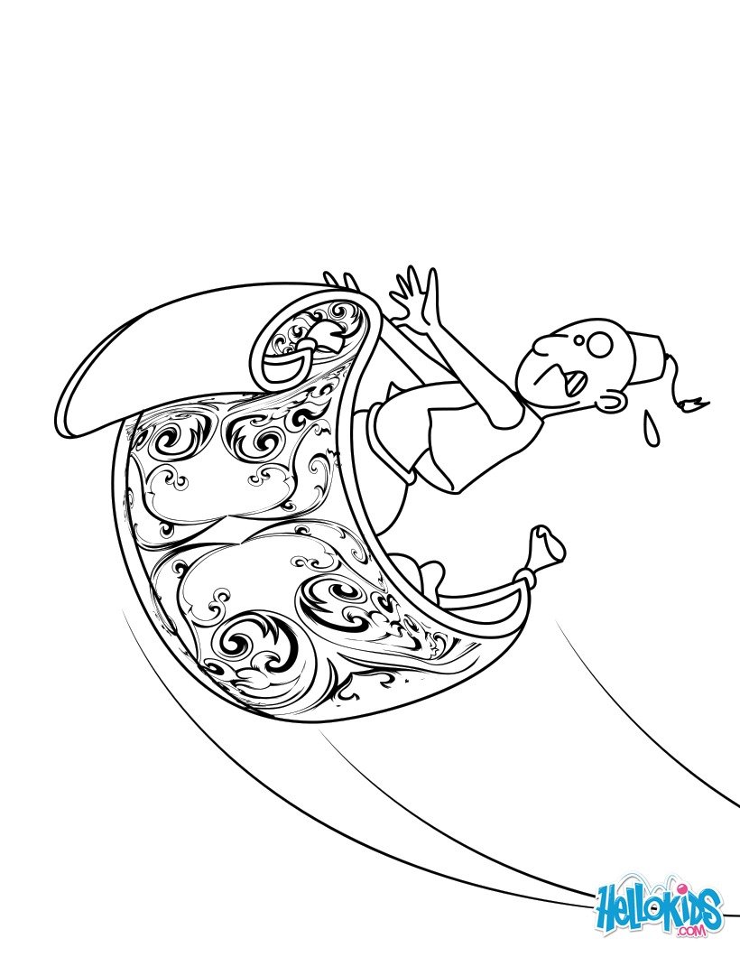 Coloriages des Mille et Une Nuits Coloriages Coloriage La porteuse d eau Aladdin
