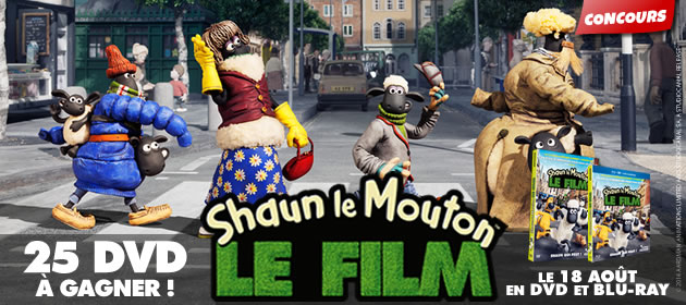 Gagne des DVD de Shaun Le Mouton !