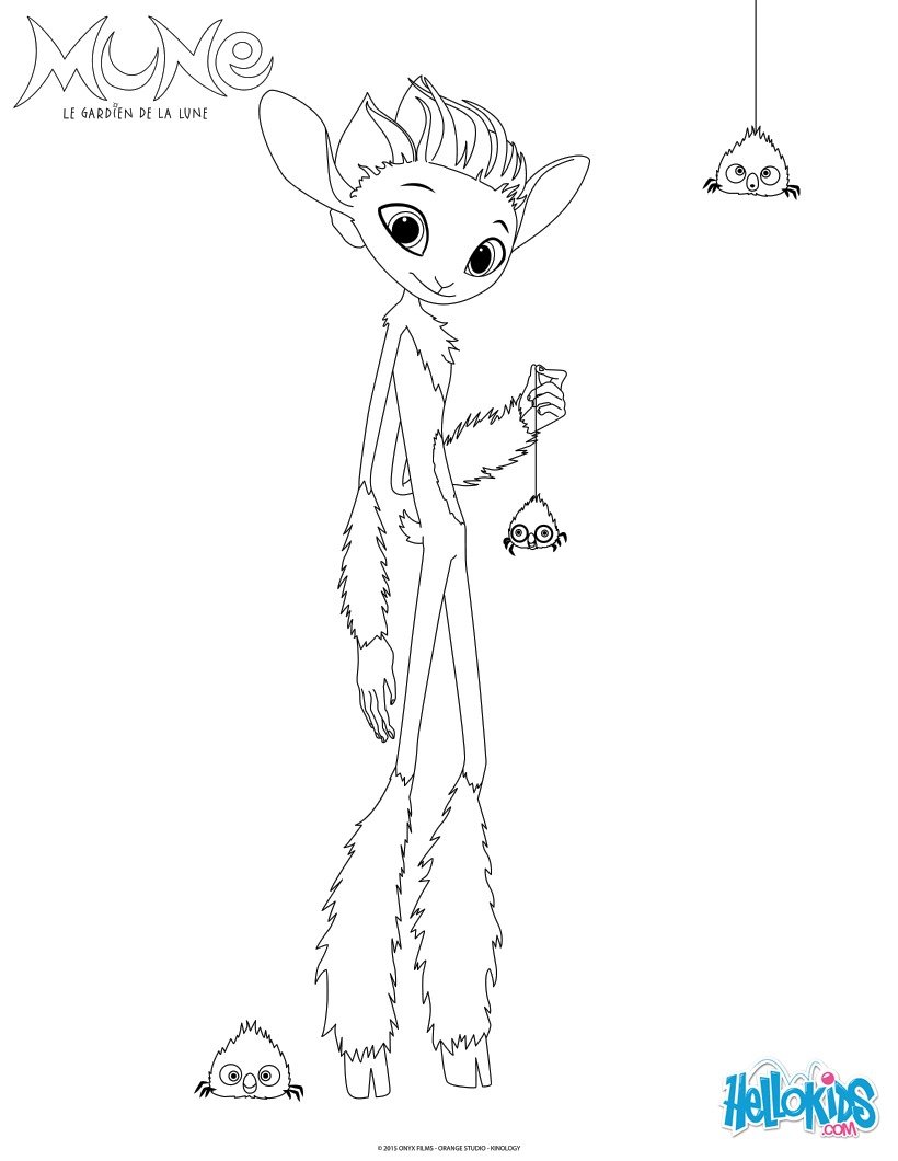 Coloriages le gar n de la lune fr hellokids Coloriage Le gar n de la lune