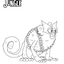 As De La Jungle Coloriage