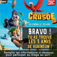 COPIE DE Chasse aux trésors : aide Robinson Crusoé à retrouver ses amis !