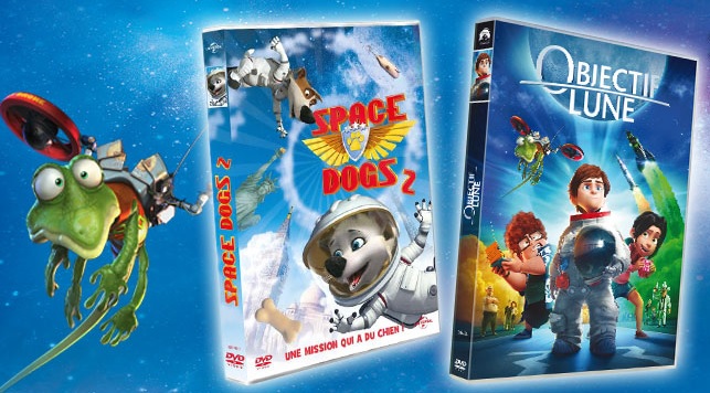 Gagne des DVD de Space Dogs 2 et Objectif Lune !