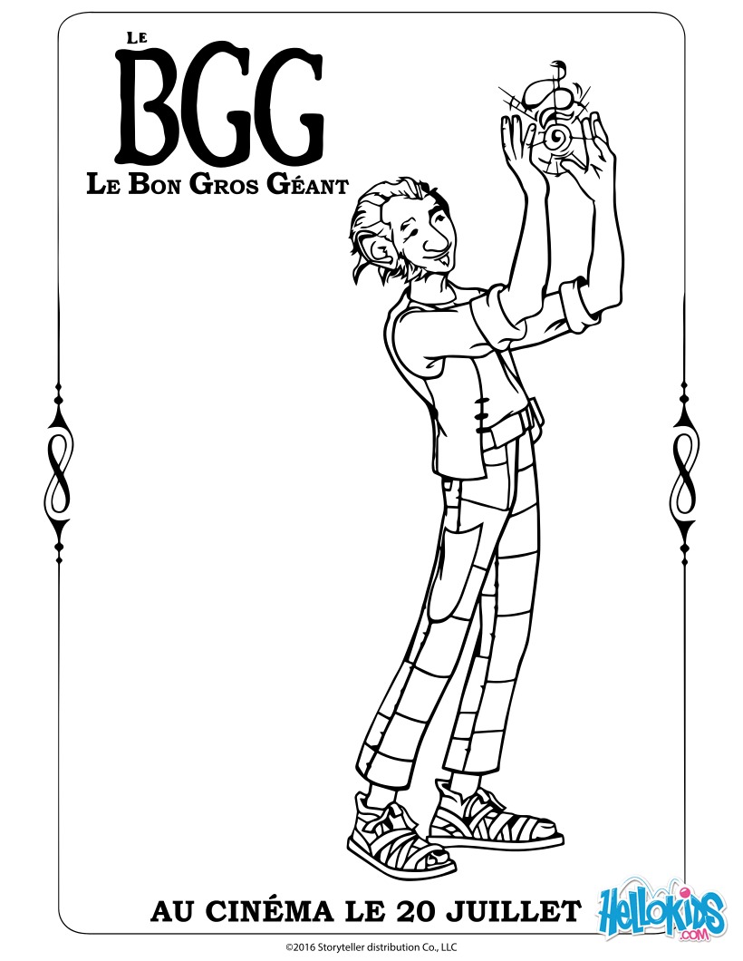 Coloriages le bon gros géant fr hellokids Coloriage Le bon gros géant