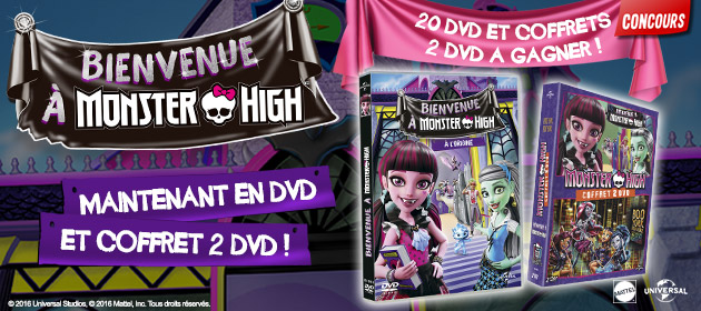 DVD monster high octobre