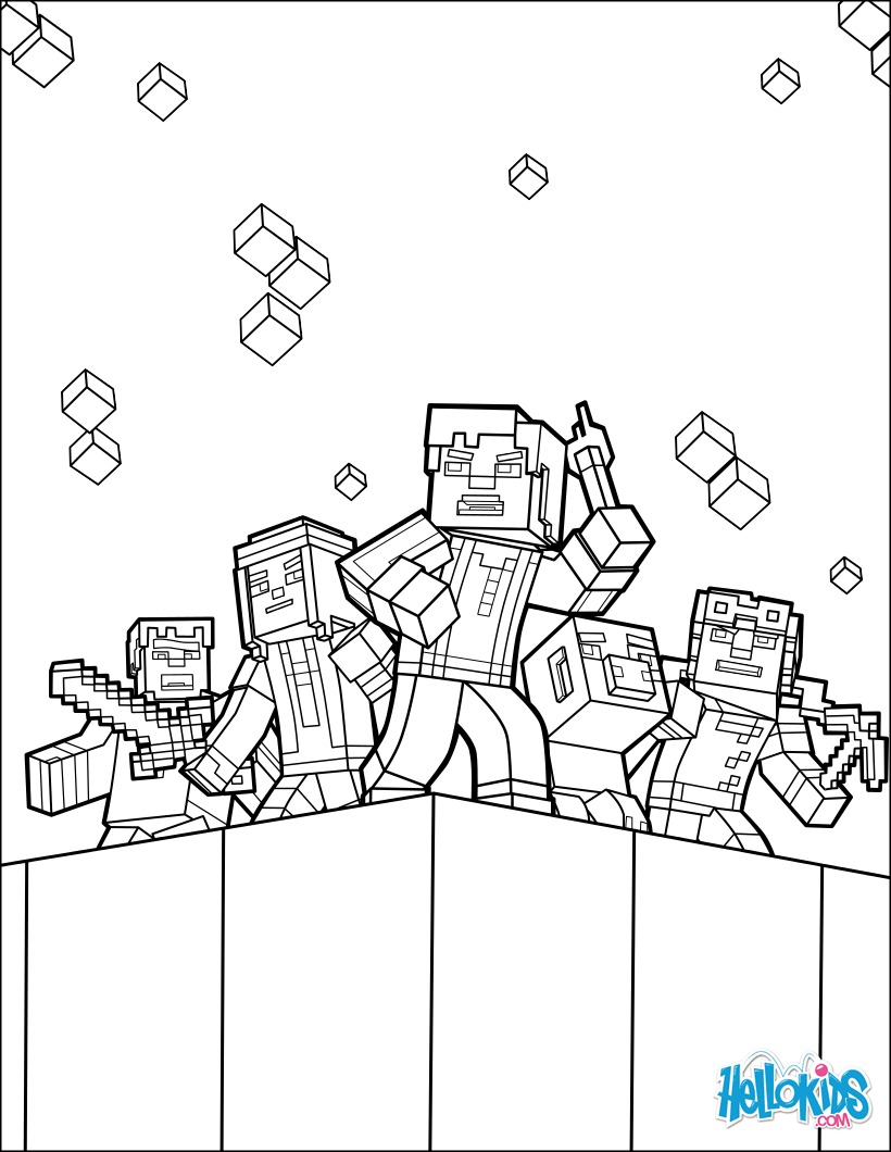 explorez le monde de minecraft