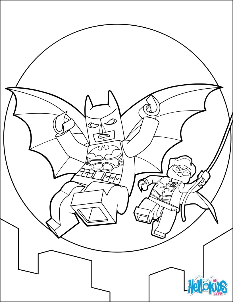 Coloriage Lego Batman Gratuit