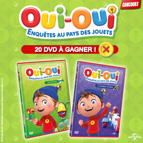Des DVD de OUI-OUI à gagner !