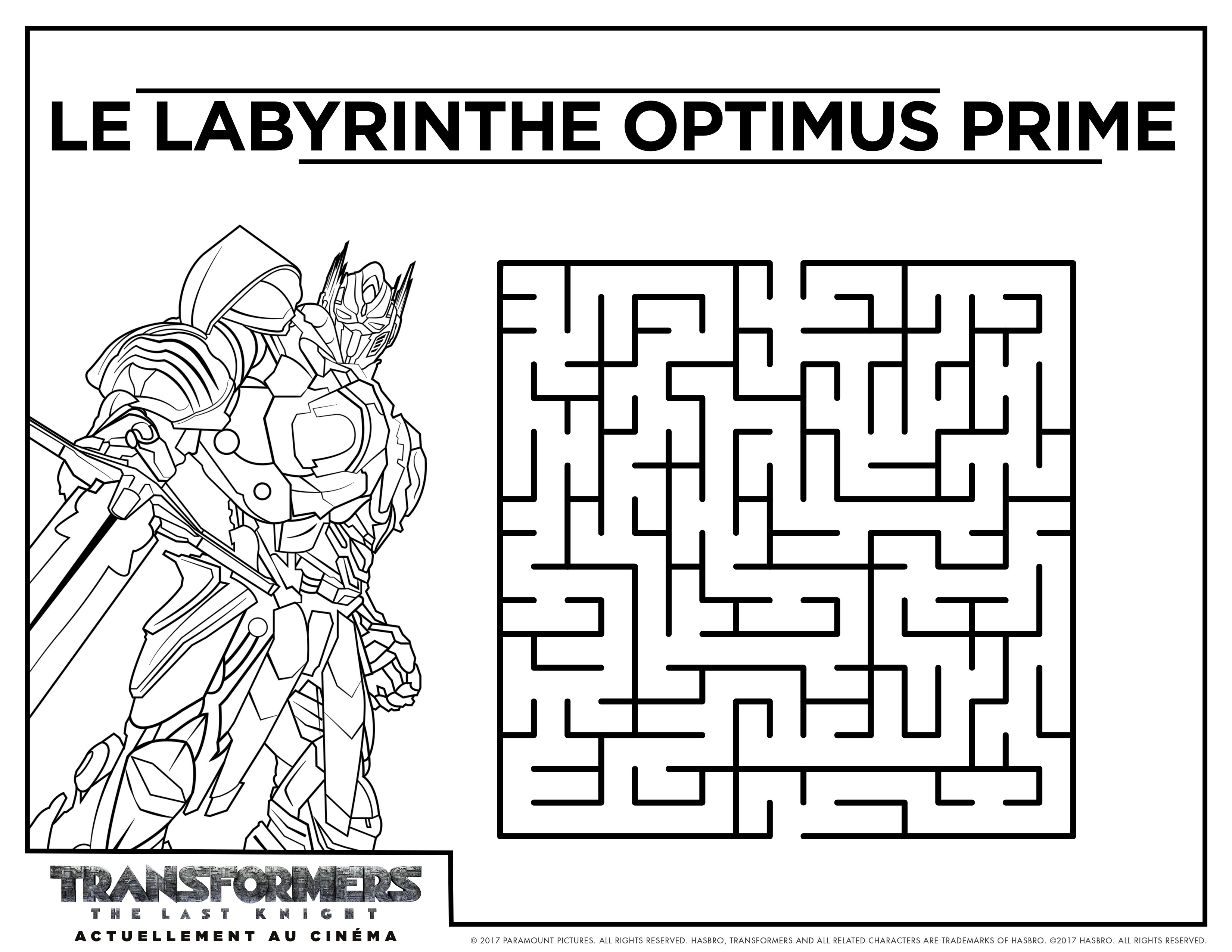 Jeux De Jeux Transformers Labyrinthe 2 Fr hellokids