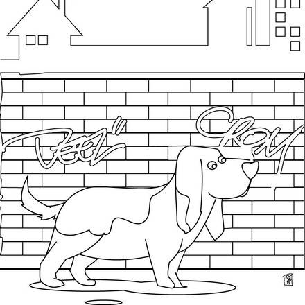 Chien  Coloriages, Vidéos et Tutoriels, Lire et apprendre, Dessins