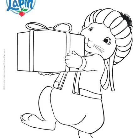 Coloriage PIERRE LAPIN  Coloriages  Coloriage à imprimer gratuit  fr