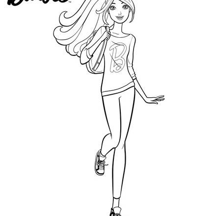 Barbie Girl Coloriages Barbie Gratuits Imprimer Et Colorier