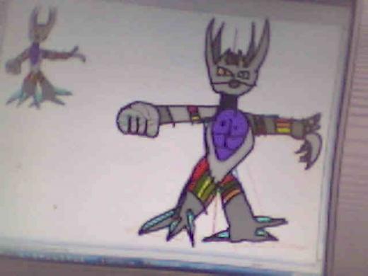 dessine un alien ROBOT !