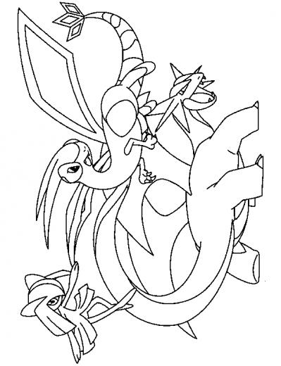 Coloriage Pokemon Legendaire