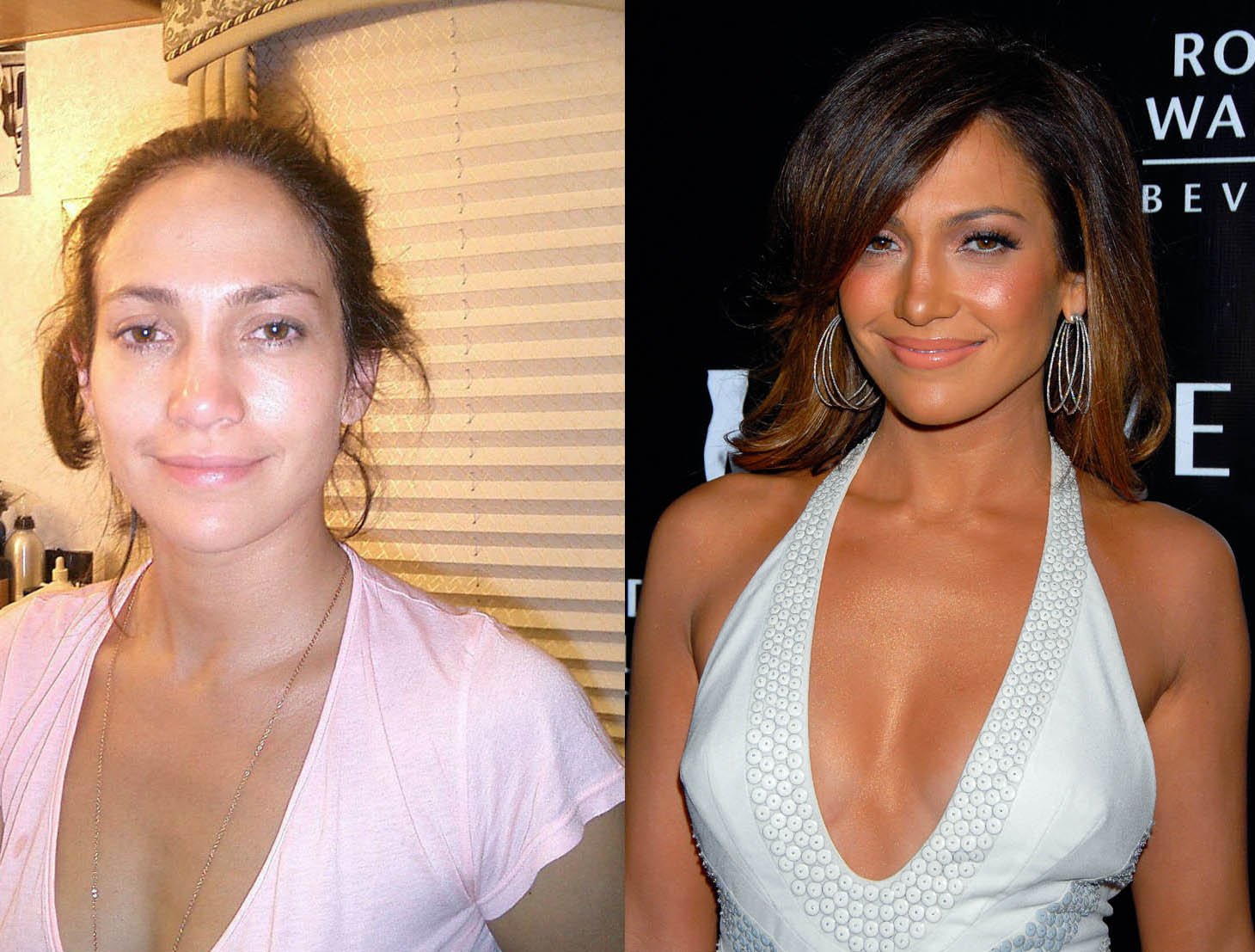 Jennifer Lopez sans maquillage