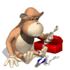 singe gorille outils