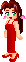 Emoticones robe rouge