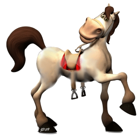 cheval 3d, anniversaire cheval gif, cadres pour photofiltre cheval, cheval animation