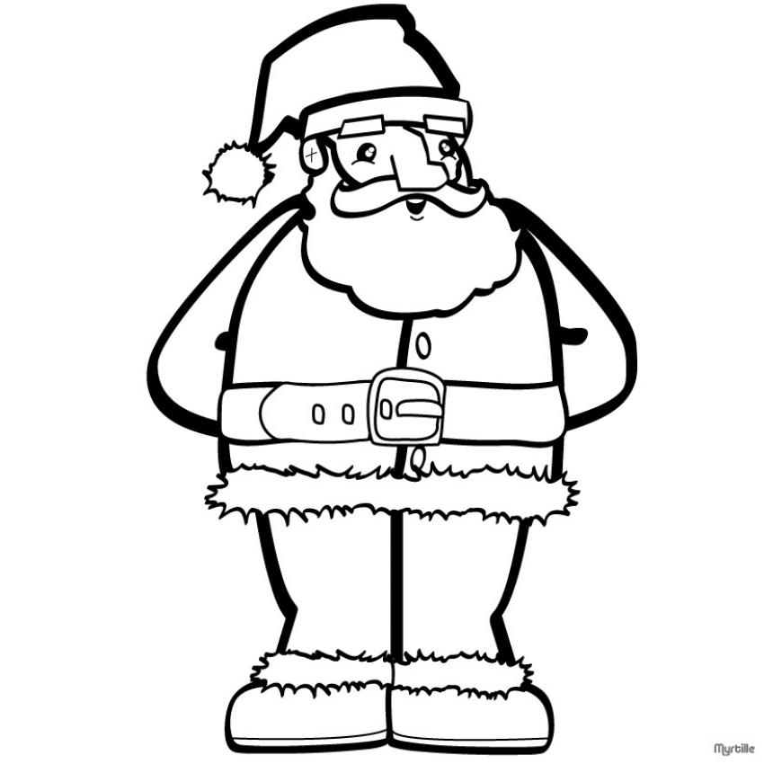coloriage-du-pere-noel