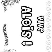 Aloïs - Coloriage - Coloriage PRENOMS - Coloriage PRENOMS LETTRE A