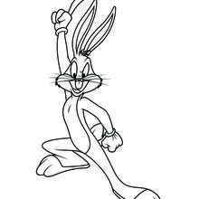 Coloriage de Bugs Bunny - Coloriage - Coloriage de TOONS - Coloriage SCOOBY D'OR