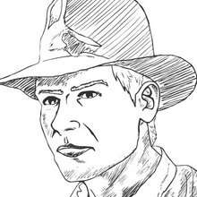 Coloriage en ligne d'Indiana Jones