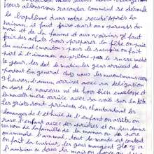 Lettre N°2 - Lecture - REPORTAGES pour enfant - Aide et Action - 3ème vague de correspondance du SENEGAL - Courrier du 12 mars 2008