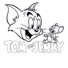 Coloriage de Tom et Jerry