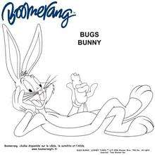 Coloriage : Bugs Bunny le Toon