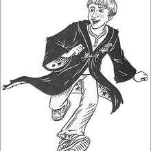 Coloriage Harry Potter : Draco Malfoy