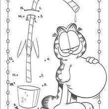 Garfield N°2 - Jeux - Jeux de Points à relier - Points à relier Animaux moyens
