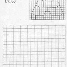 L'igloo - Jeux - Jeux de Quadrillages