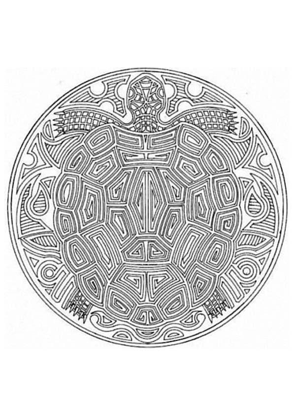 Coloriages coloriage de mandala n°54 fr hellokids coloriage de mandala n 54