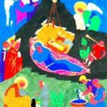 Nativité (par Laurence) - Dessin - Dessin FETES - Images NOEL - Image NOEL GRATUIT