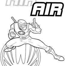 Coloriage Power Rangers : Ninja AIR
