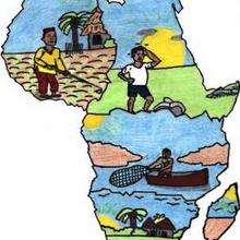 Dessin d'enfant : Senegal de Mamadou