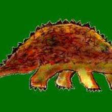 Un ankylosaure - Dessin - Dessin ANIMAUX - Dessin DINOSAURE - Dessin ANKYLOSAURE