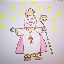 Saint-Nicolas - Dessin - Apprendre à dessiner - Dessiner des personnages de Noël